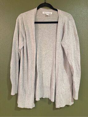 Amazon Essentials Light Gray Open-Front Women's Cardigan